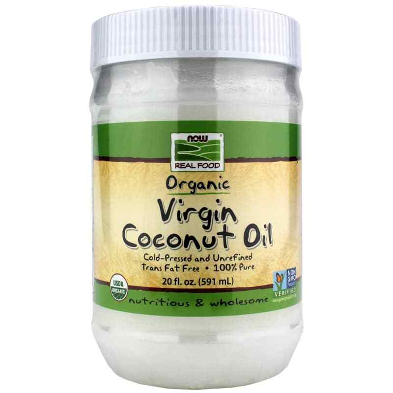 Organic Virgin Coconut Oil, 20 Oz, by NOW Foods