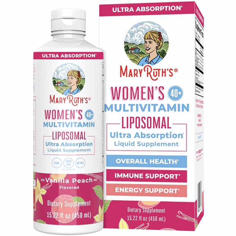 Women's 40+ Multivitamin Liposomal, 15.2 Oz, by MaryRuth's Organics