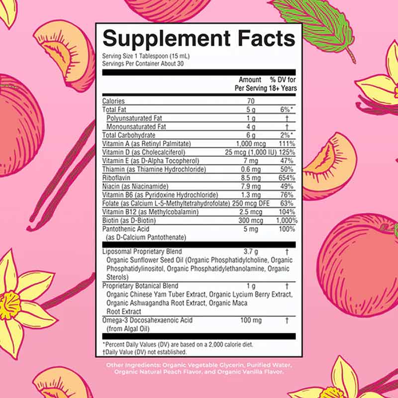 Organic Women’s Multivitamin Liposomal, 15.2 Oz, by MaryRuth's Organics, image #2