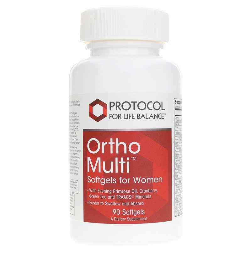 Ortho Multi Softgels for Women, by Protocol For Life Balance