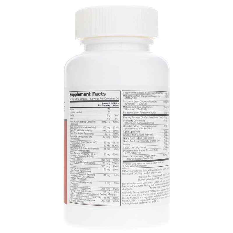 Ortho Multi Softgels for Women, by Protocol For Life Balance, image #2