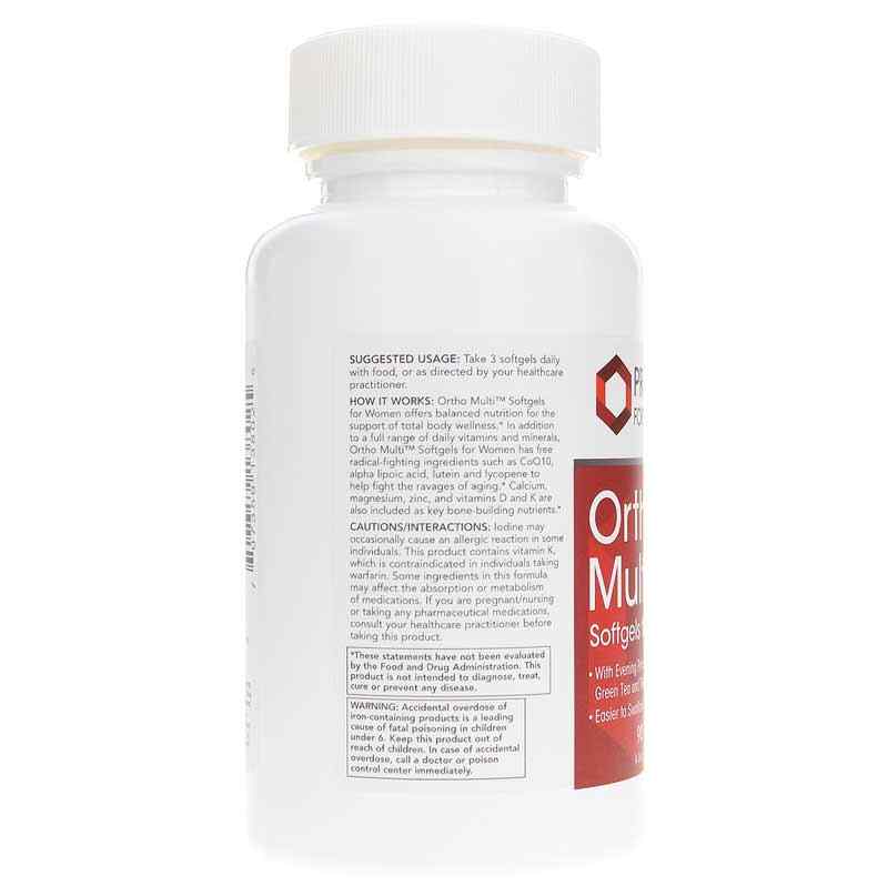 Ortho Multi Softgels for Women, by Protocol For Life Balance, image #3