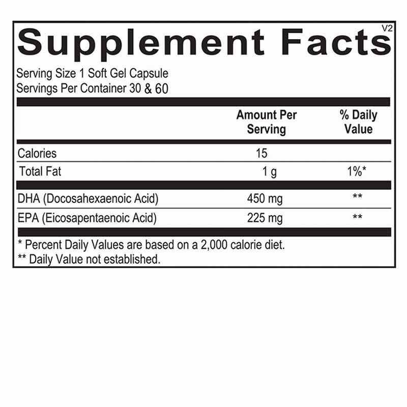 Orthomega V, 30 Softgels, by Ortho Molecular, image #2