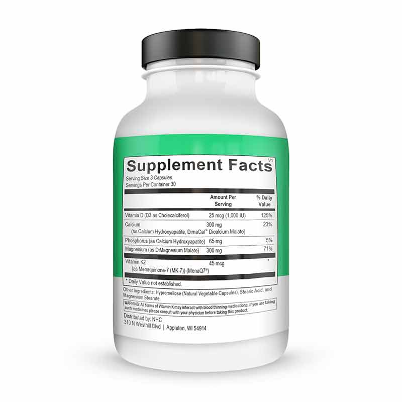 Osteo Support, 90 Capsules, by Natural Healthy Concepts, image #2