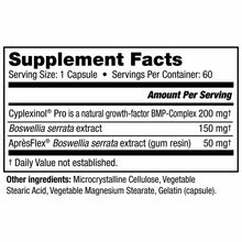 Supplement Facts label for Ostinol Advanced 5X showing serving size of 1 capsule, 60 servings per container, with ingredients