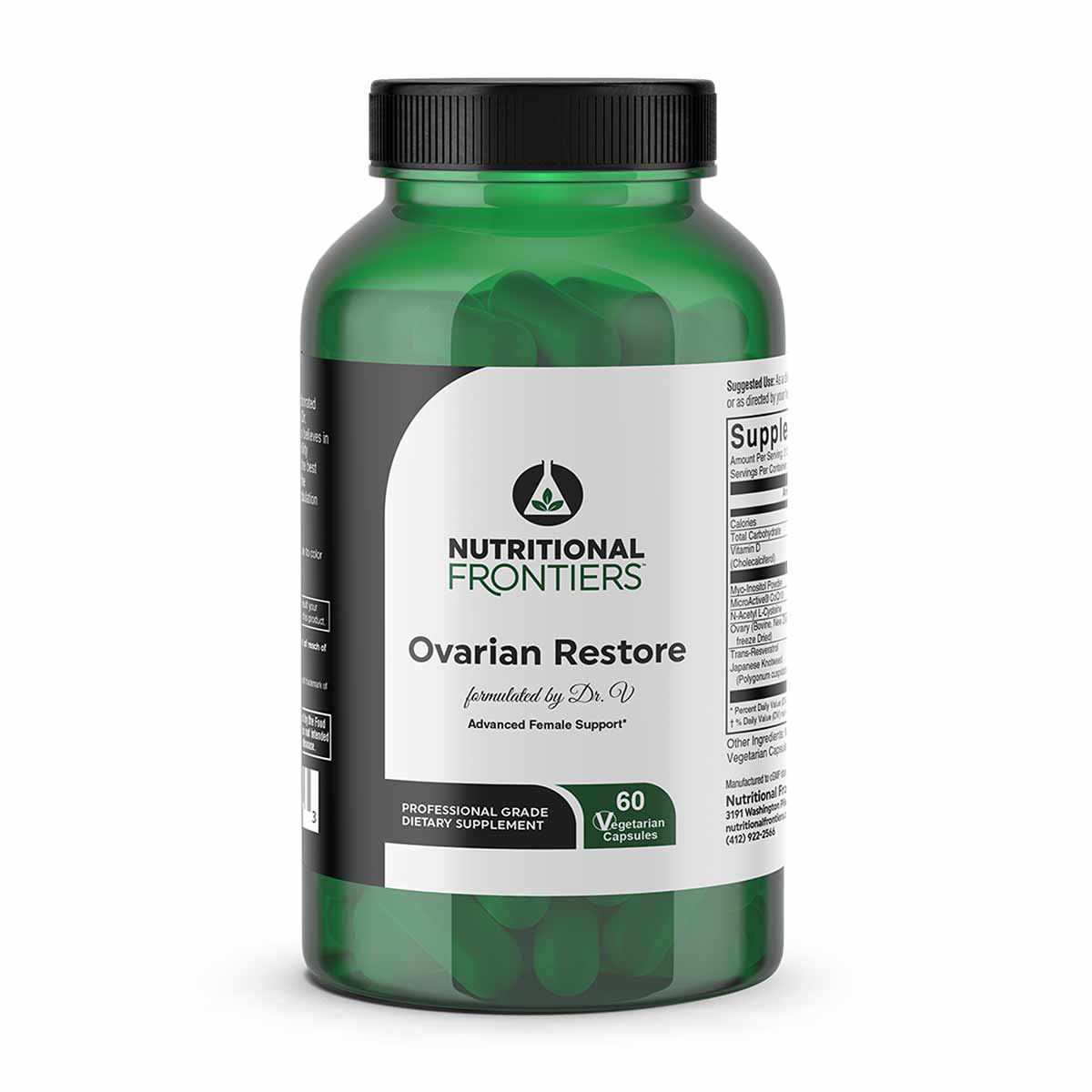 Ovarian Restore, 60 Veg Capsules, by Nutritional Frontiers