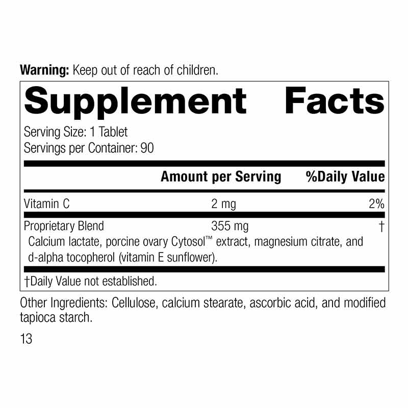 Ovex P, by Standard Process, image #2