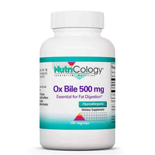 Ox Bile 500 Mg, by Nutricology