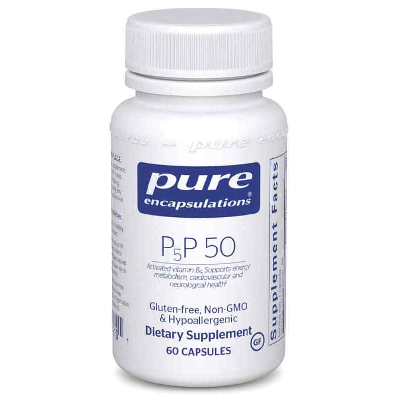 P5P 50 Activated B6, 60 Capsules, by Pure Encapsulations