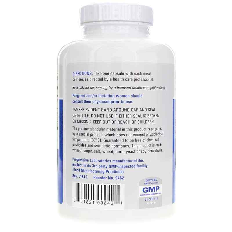 Pan 5X Raw Pancreas Enzyme, 250 Capsules, by Progressive Labs, image #3