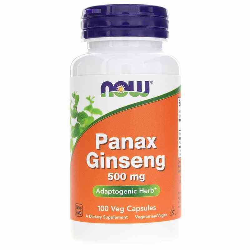 Panax Ginseng 500 Mg, 100 Capsules, by NOW Foods