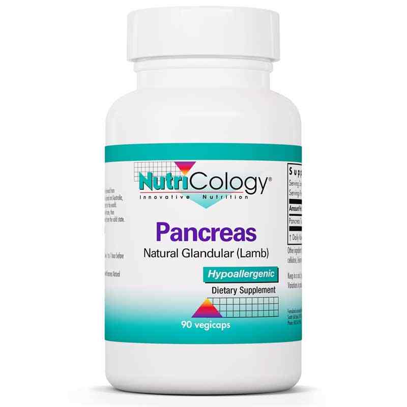 Pancreas Natural Glandular (Lamb), by Nutricology
