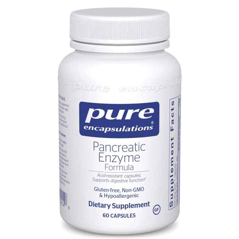 Pancreatic Enzyme Formula, 60 Capsules, by Pure Encapsulations