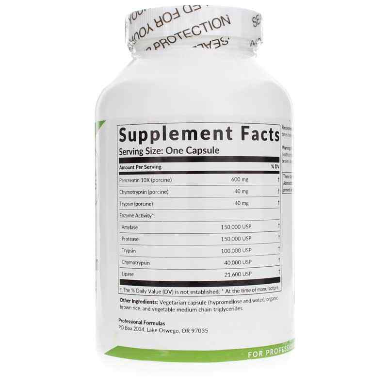 Pancreatin 10X Ultra, by Professional Formulas, image #2