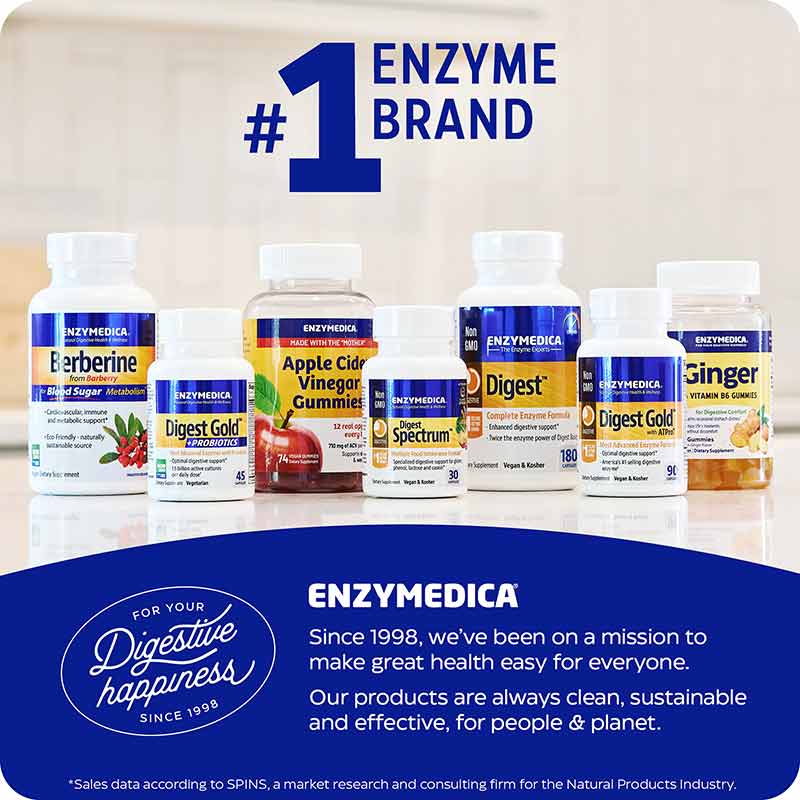 Papaya Gold, 120 Tablets, by Enzymedica, image #8