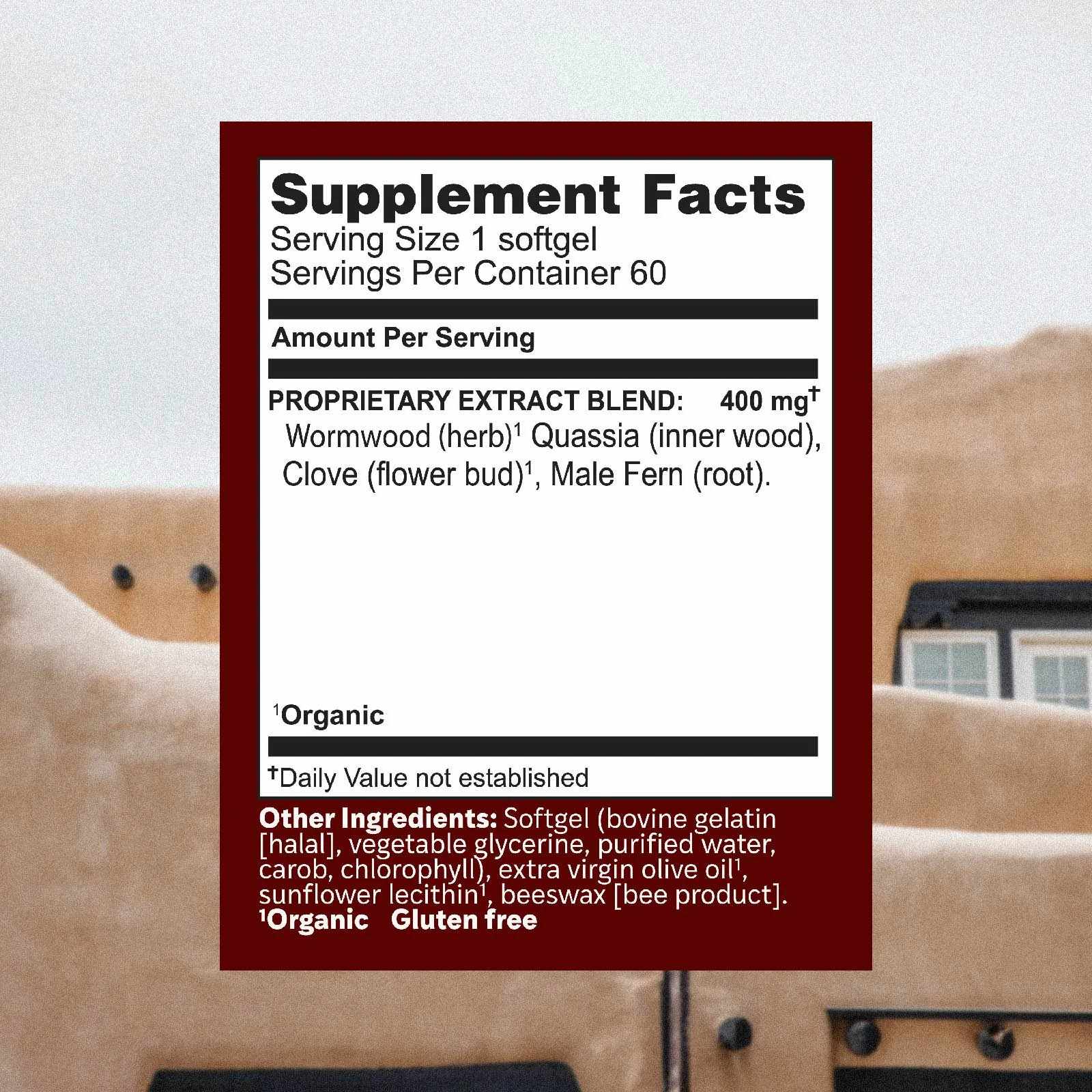 Para Free Softgels, by Herbs, Etc, image #2