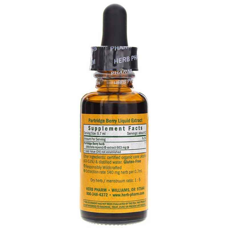 Partridge Berry Extract, 1 Oz, by Herb Pharm, image #2