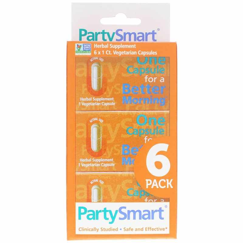 PartySmart, 6 Veg Capsules, by Himalaya