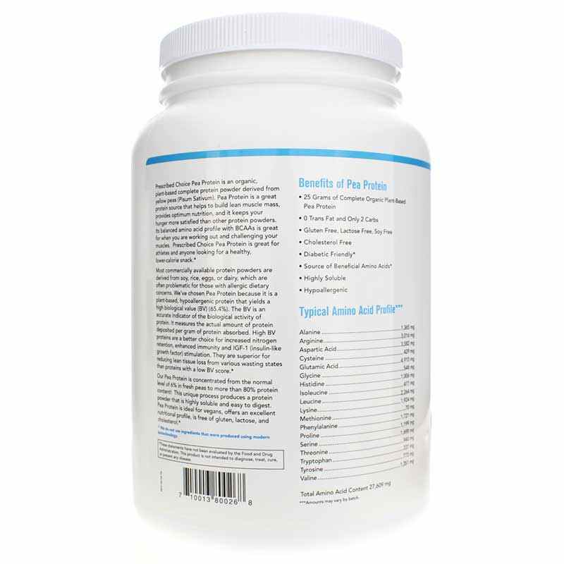 Pea Protein, Chocolate, by Prescribed Choice, image #3