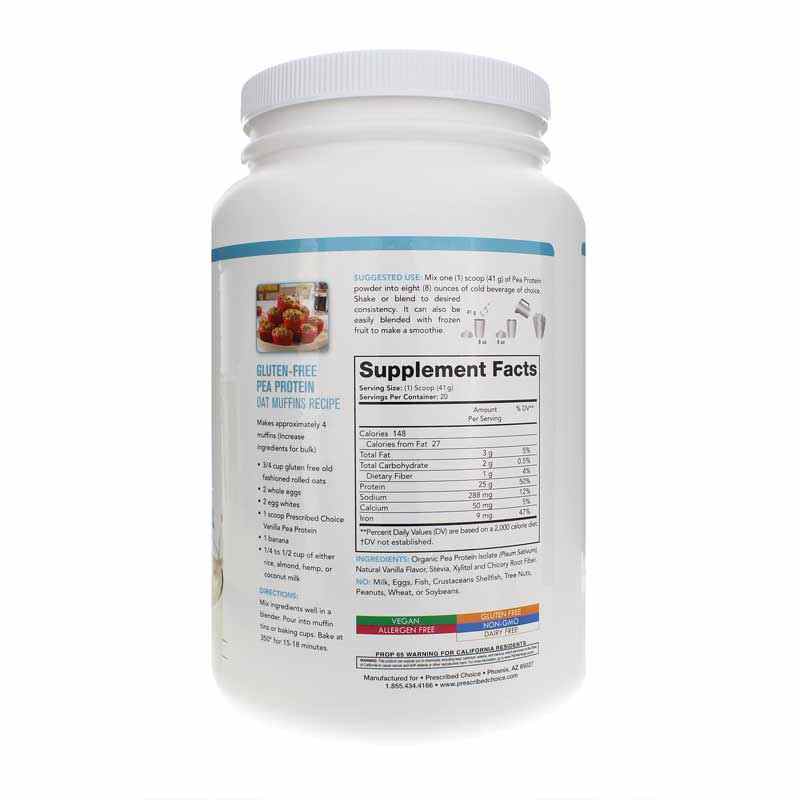 Pea Protein, Vanilla, by Prescribed Choice, image #2