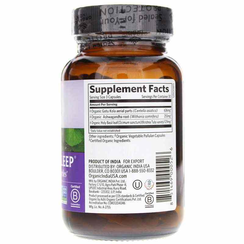 Peaceful Sleep Certified Organic, by Organic India, image #2