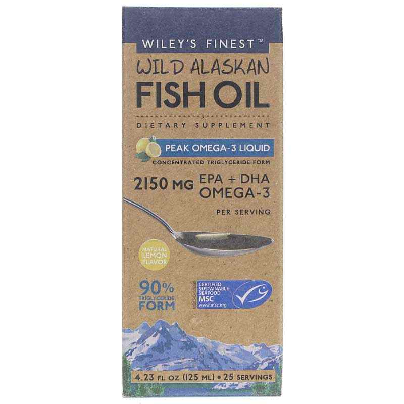Peak Omega-3 Liquid, 4.23 Oz, by Wiley's Finest