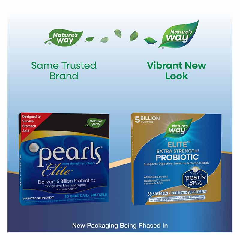 Pearls Elite Extra Strength Probiotics, by Natures Way, image #3