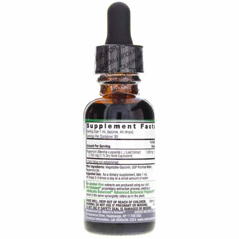 Peppermint Leaf Extract Alcohol-Free, by Natures Answer, image #2