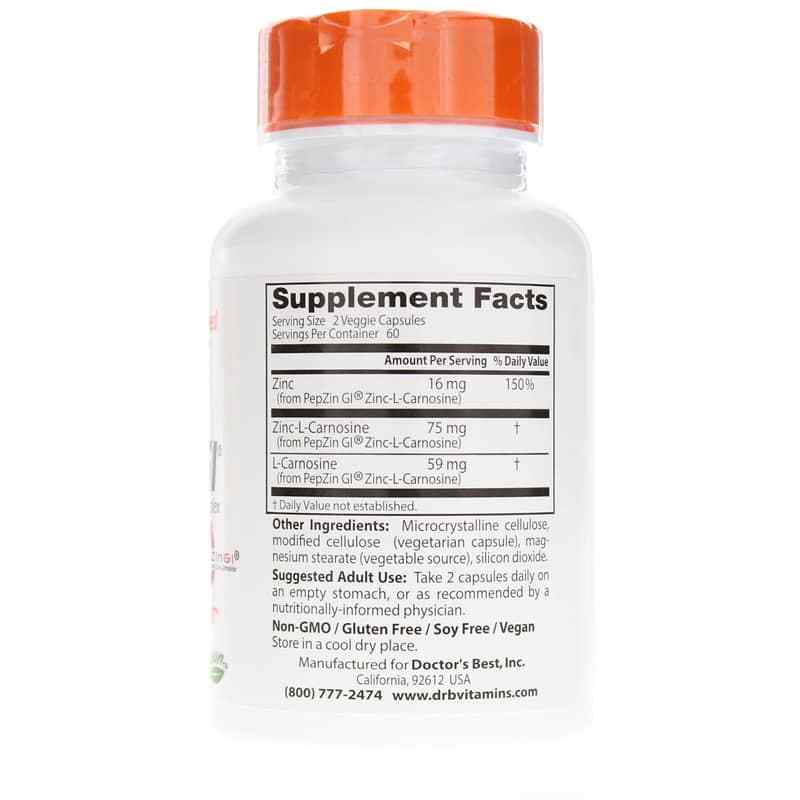 PepZinGI Zinc Carnosine Complex, by Doctors Best, image #2