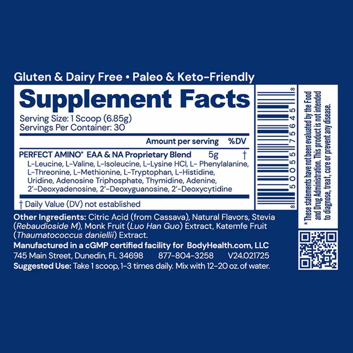 Perfect Amino Powder, by BodyHealth
