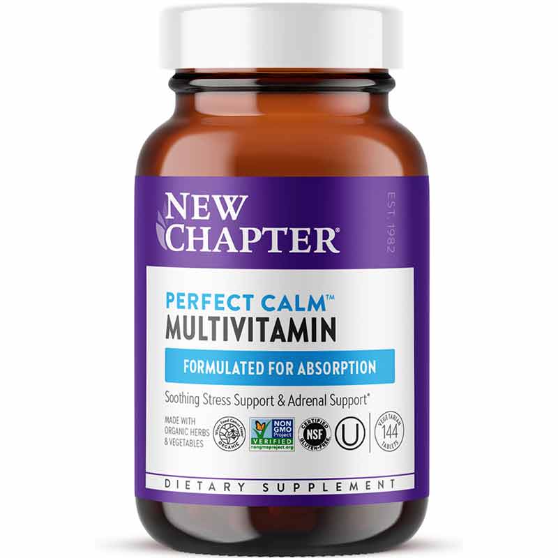 Perfect Calm Multivitamin, 144 Tablets, by New Chapter