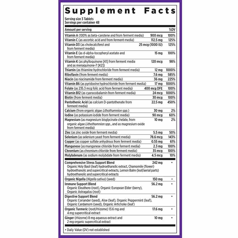 Perfect Calm Multivitamin, 144 Tablets, by New Chapter, image #2