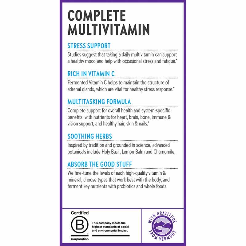 Perfect Calm Multivitamin, 144 Tablets, by New Chapter, image #4