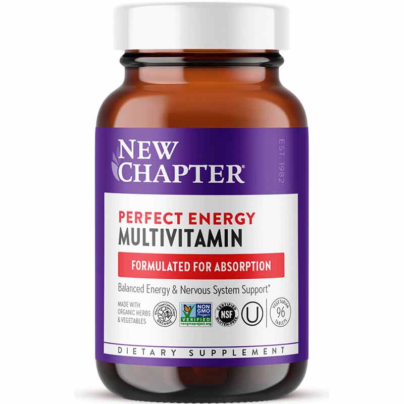 Perfect Energy Whole-Food Multivitamin, by New Chapter