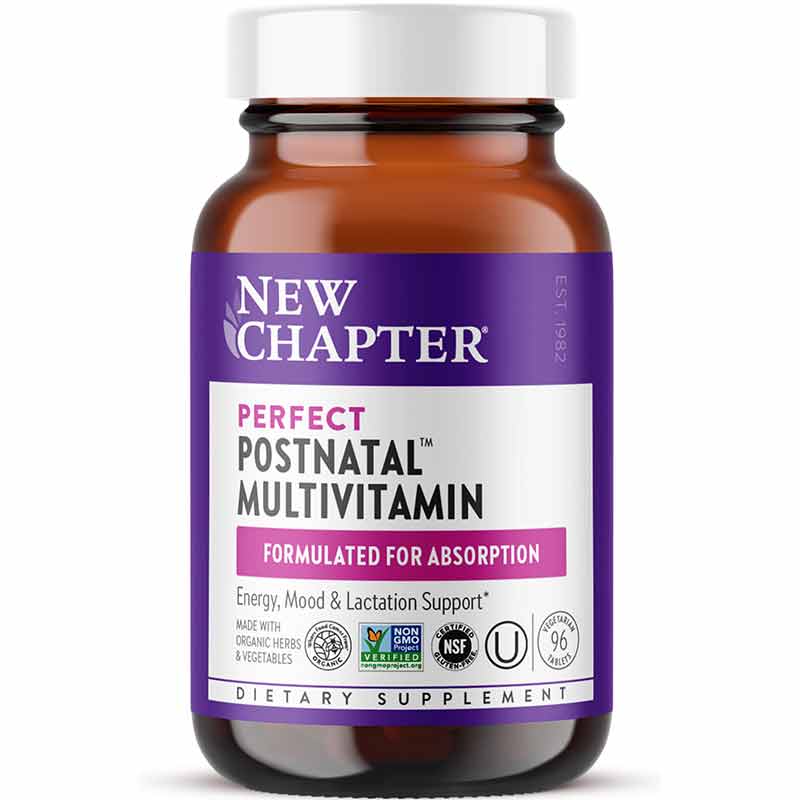 Perfect Postnatal Multivitamin, by New Chapter
