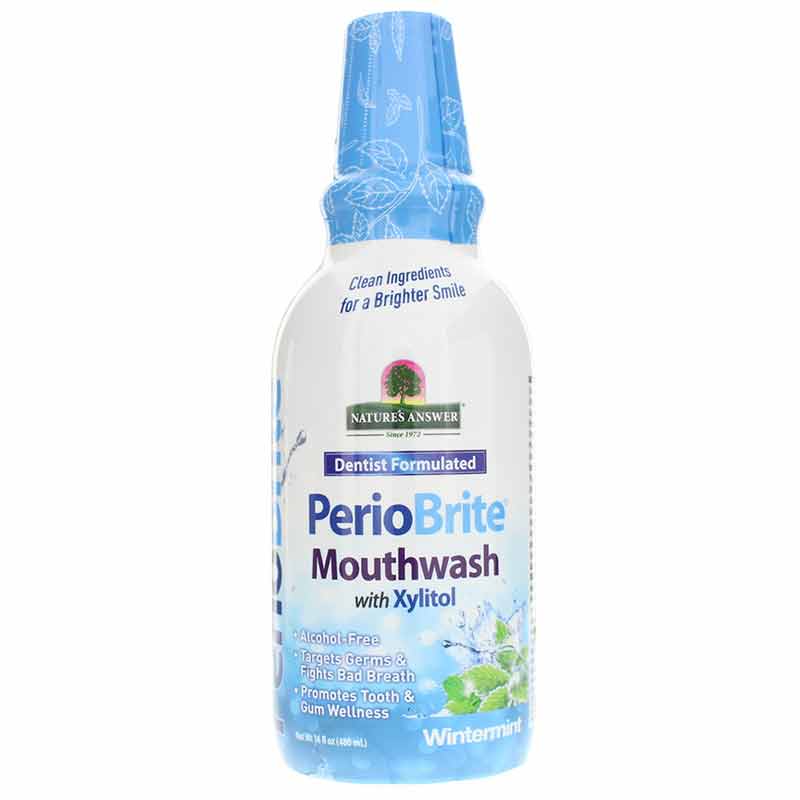 PerioBrite Natural Mouthwash Alcohol-Free, by Natures Answer