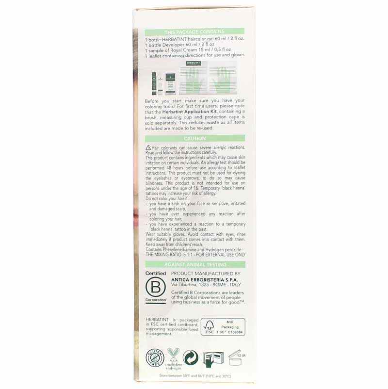 Permanent Hair Color Gel, 10C Swedish Blonde, by Herbatint, image #2