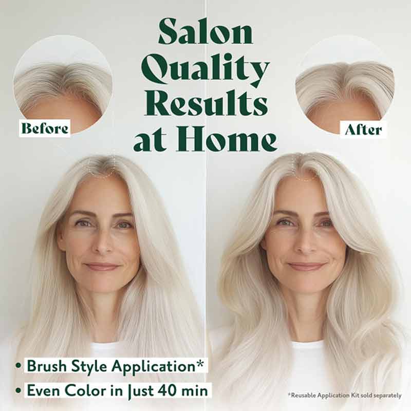Permanent Hair Color Gel, 10N Platinum Blonde, by Herbatint, image #5
