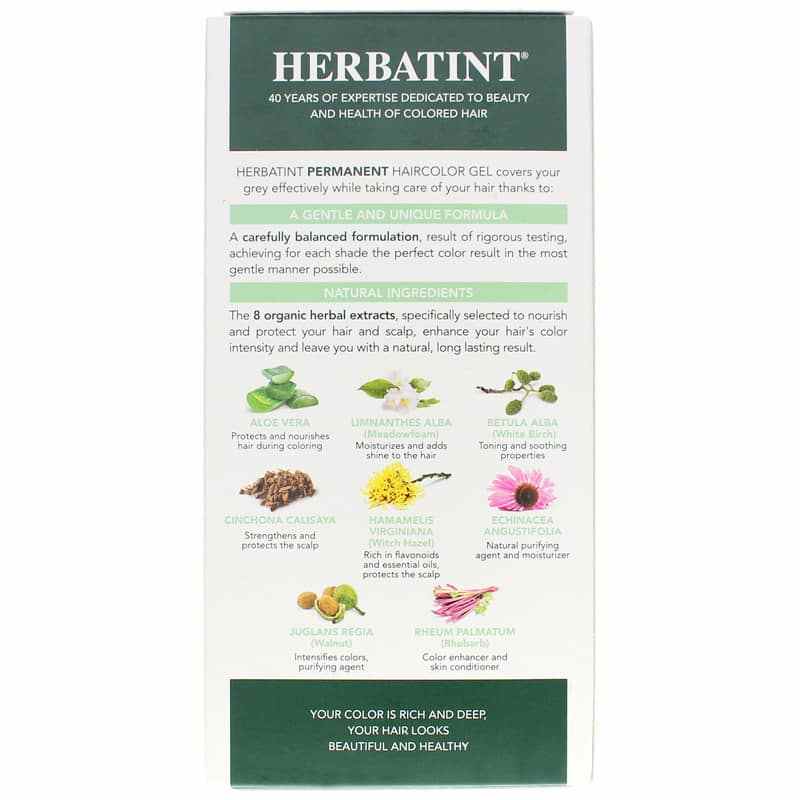 Permanent Hair Color Gel, 5M Lt Mahogany Chestnut, by Herbatint, image #3