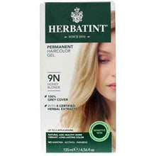 Permanent Hair Color Gel, 9N Honey Blonde, by Herbatint