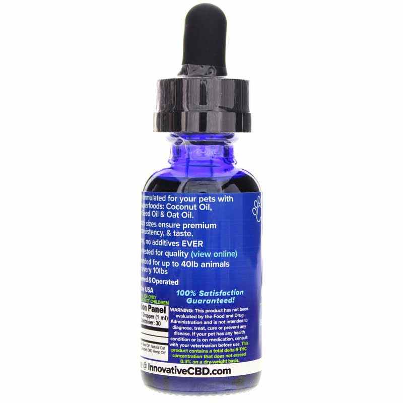 Pet Tincture 30 Mg CBD for Small Pets, by Innovative CBD, image #3