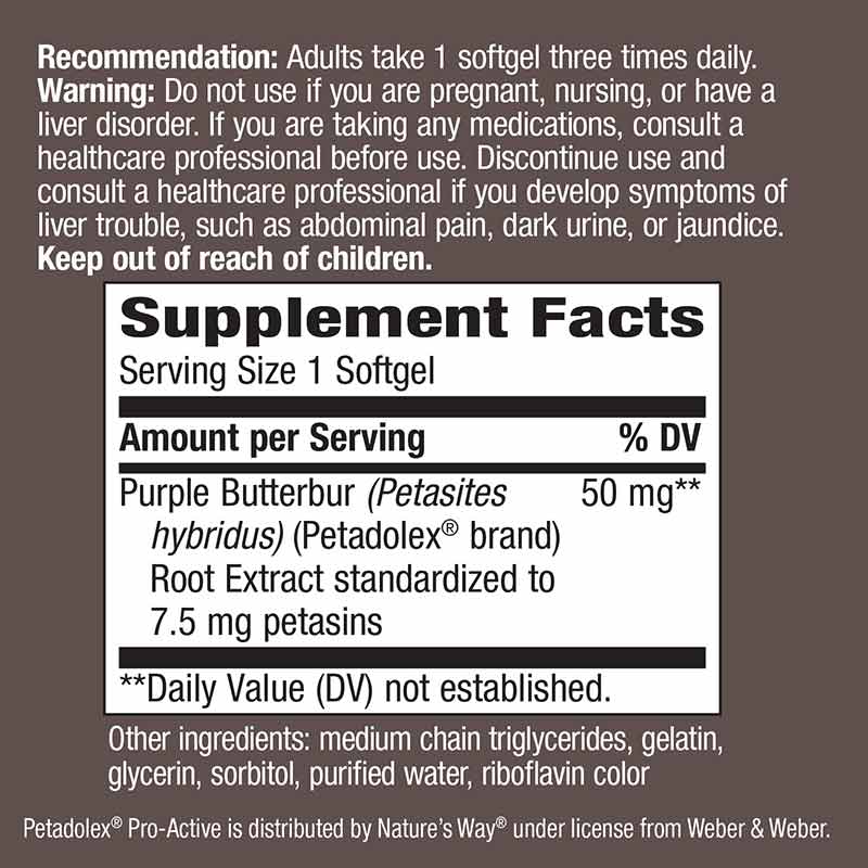 Petadolex Pro-Active, by Natures Way, image #2