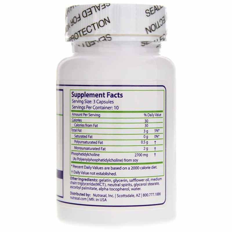 PhosChol 900 Mg, 30 Gelatin Capsules, by Nutrasal, image #2