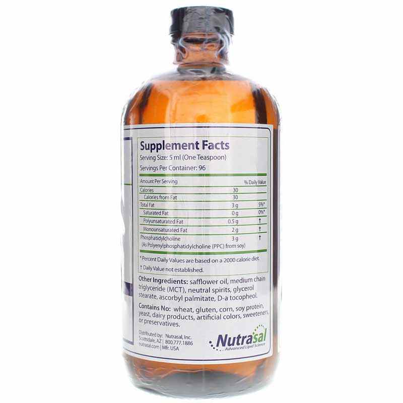 PhosChol PPC Liquid 3000 Mg, 16 Oz, by Nutrasal, image #2