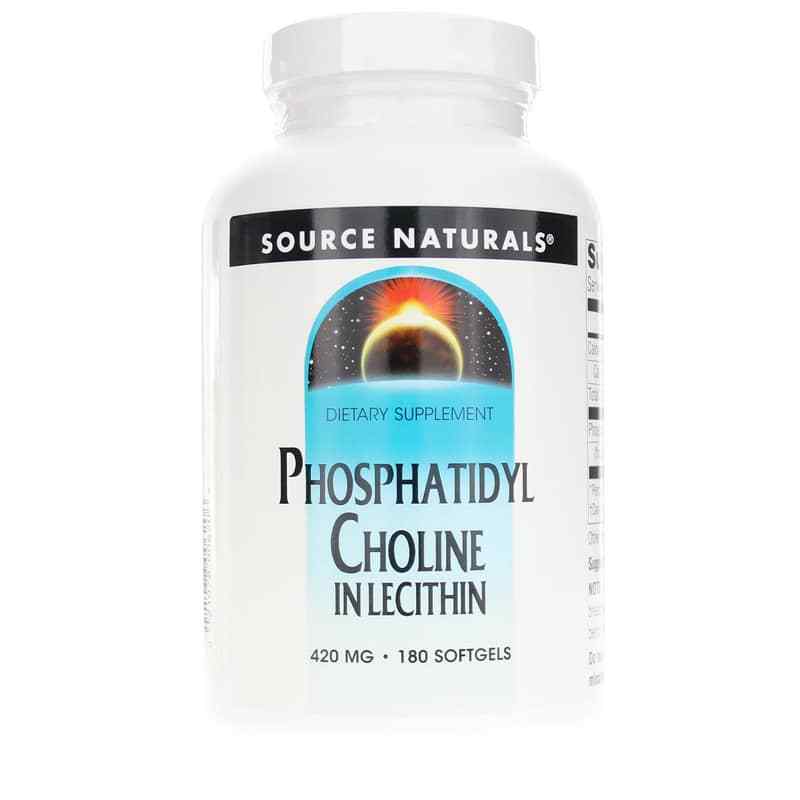 Phosphatidyl Choline 420 Mg, 180 Softgels, by Source Naturals