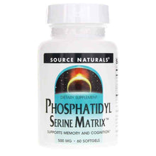 Phosphatidyl Serine Matrix 500 Mg, 60 Softgels, by Source Naturals