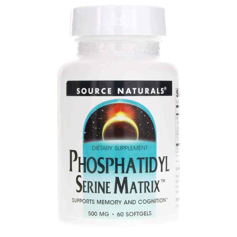Phosphatidyl Serine Matrix 500 Mg, by Source Naturals