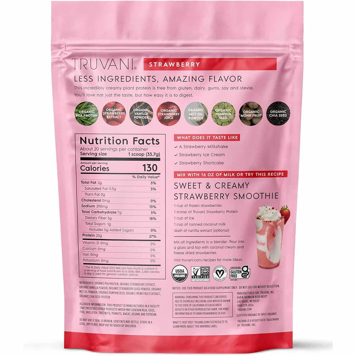 Plant Based Protein, by Truvani