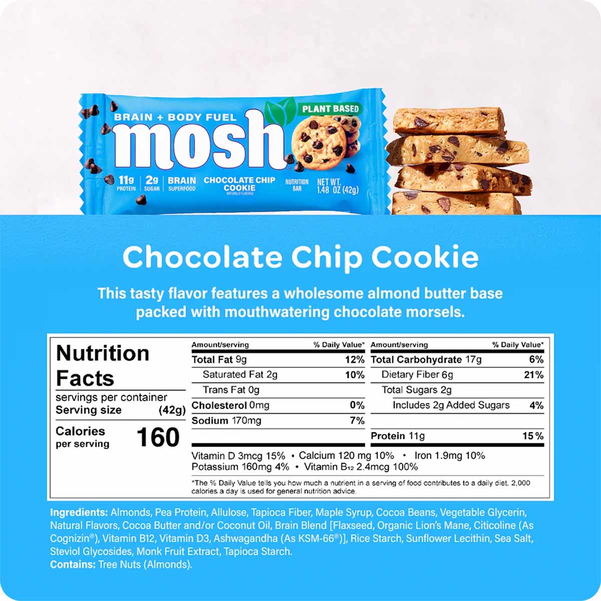 Plant-Based Protein Bar, by MOSH