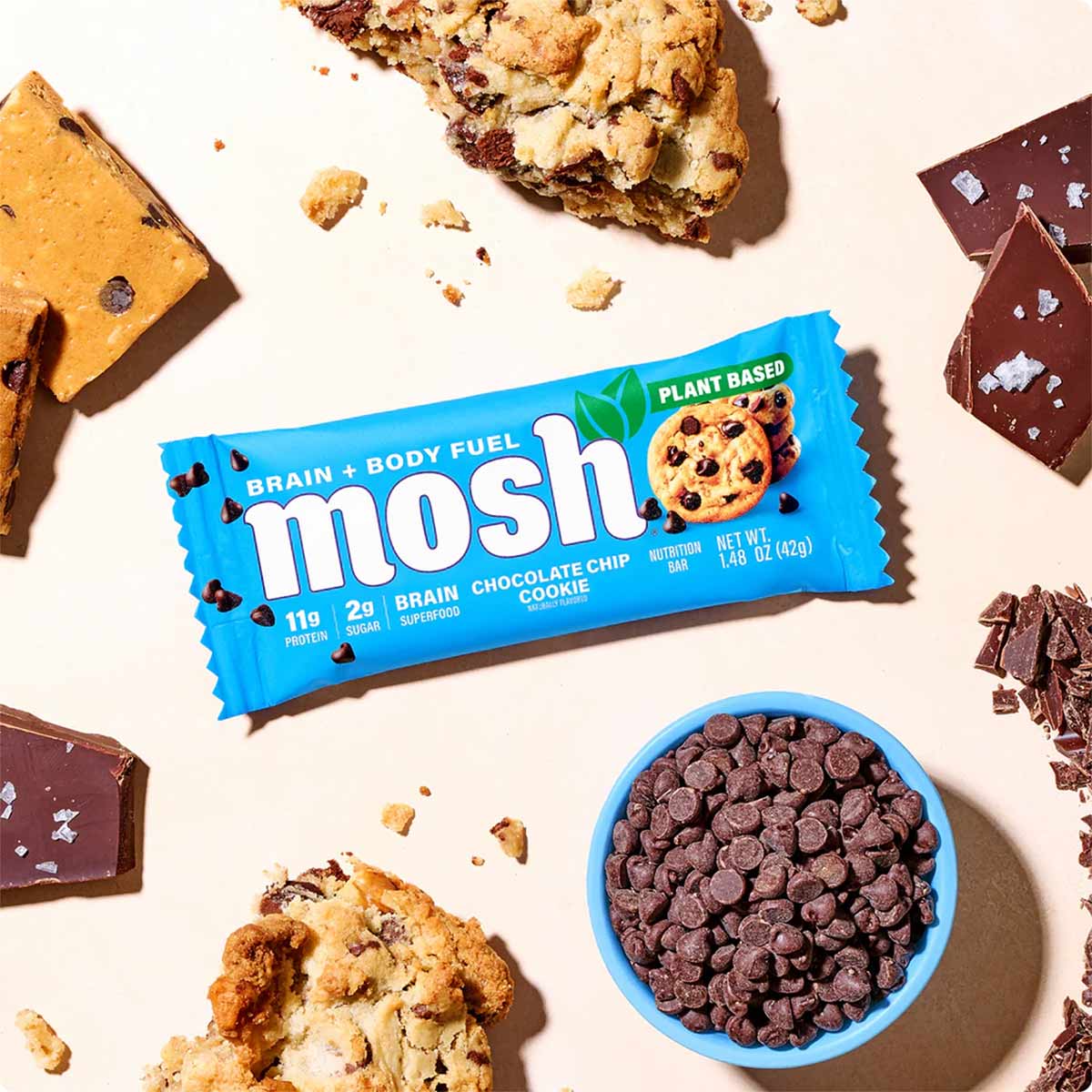 Plant-Based Protein Bar, by MOSH